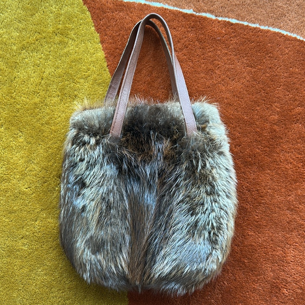 Vintage Beaver Fur Handbag